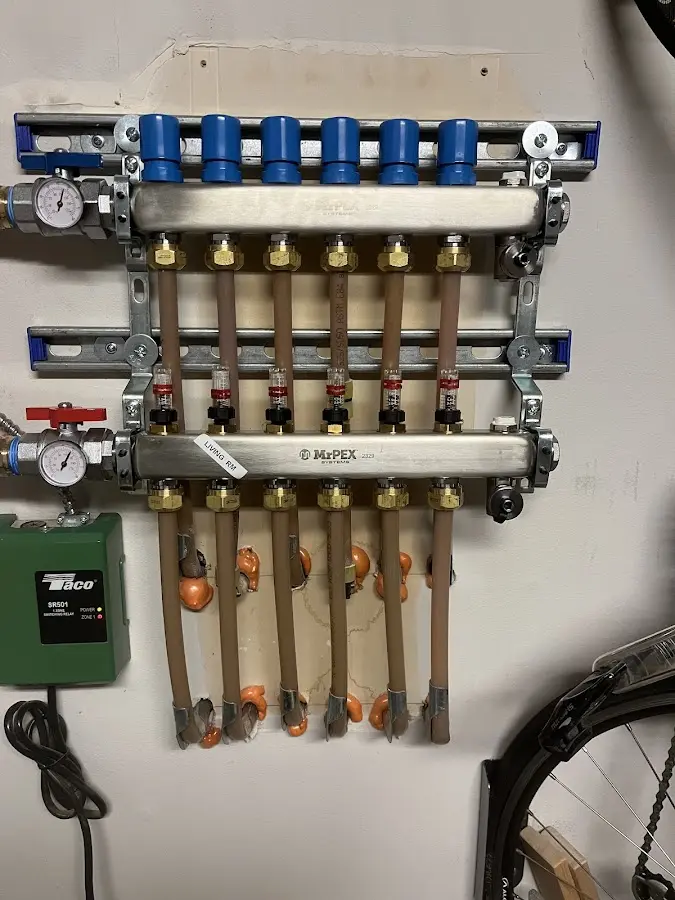 Plumber performing Leak Detection at a residential property in Parkesburg